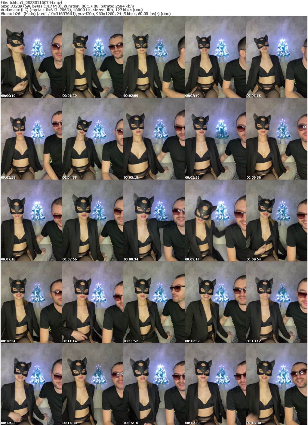 Preview thumb from tchlen1 on 2023-01-16 @ bongacams