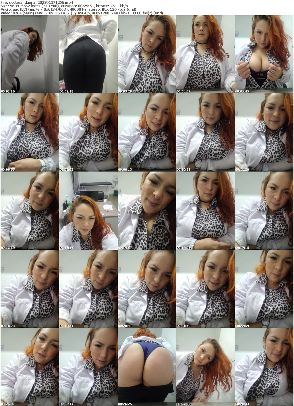 Preview thumb from doctora_danna on 2023-01-17 @ bongacams