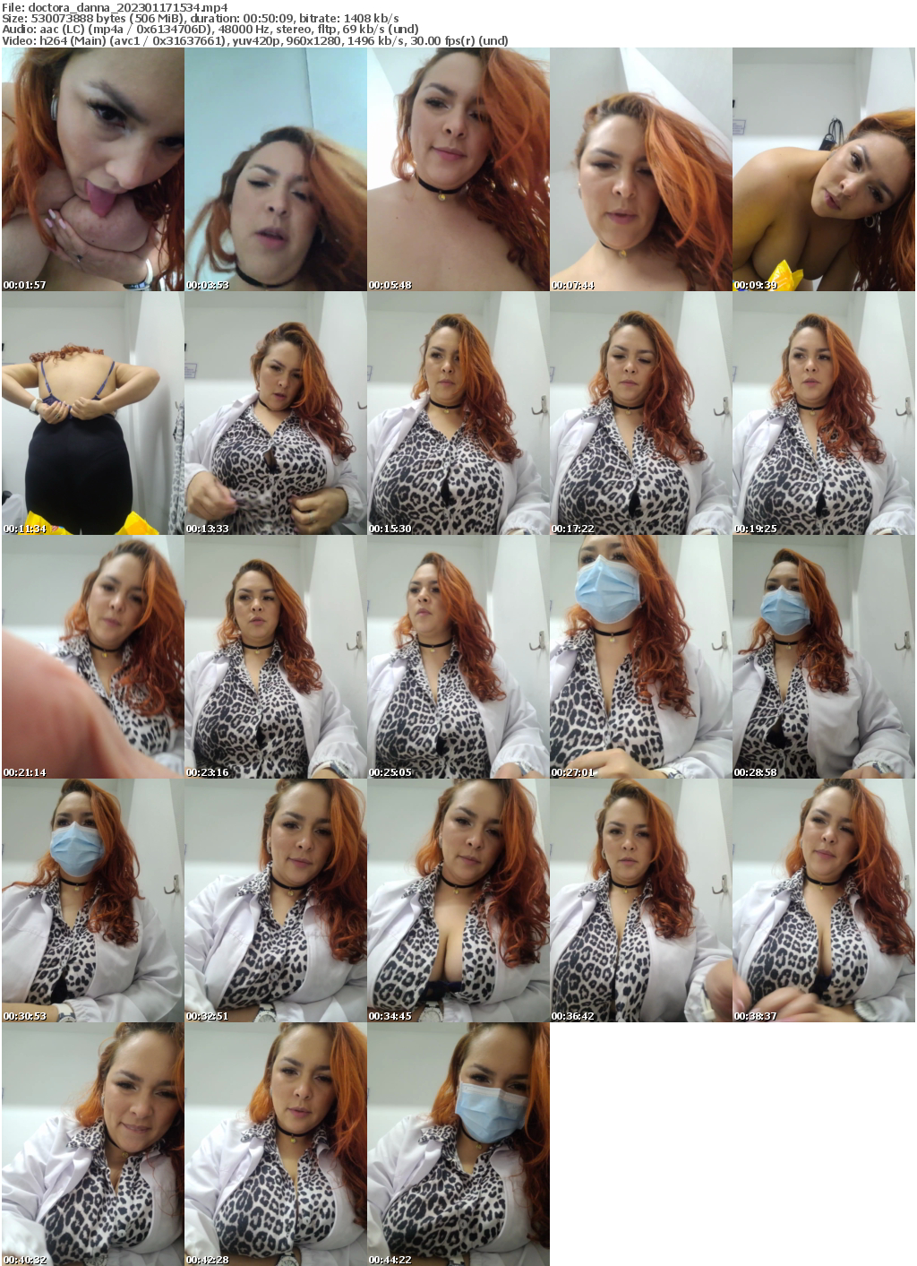 Preview thumb from doctora_danna on 2023-01-17 @ bongacams