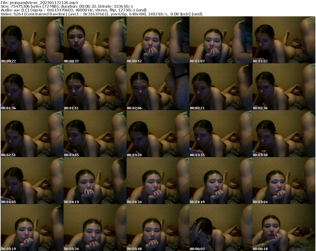 Preview thumb from jennyandsteve on 2023-01-17 @ bongacams