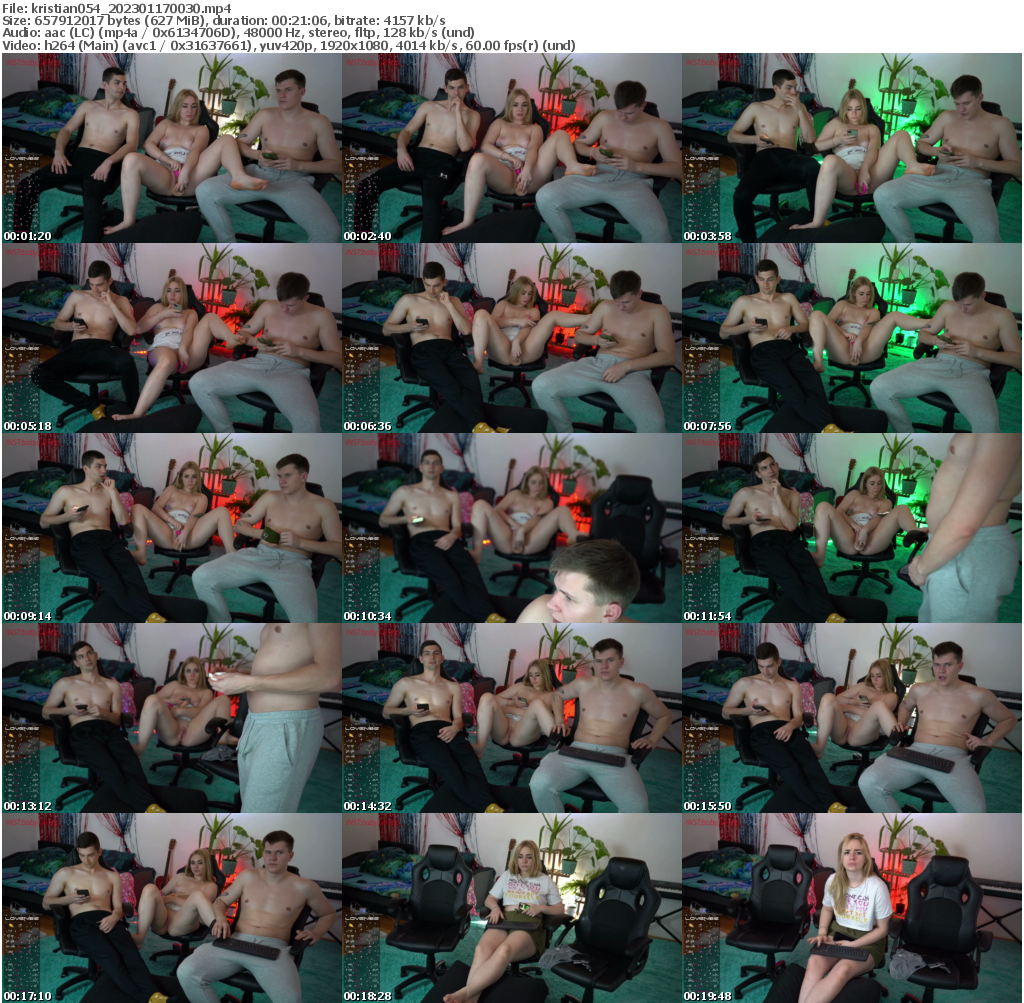 Preview thumb from kristian054 on 2023-01-17 @ bongacams