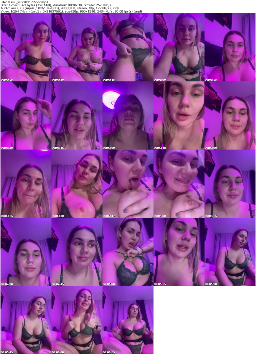 Preview thumb from lessil on 2023-01-17 @ bongacams