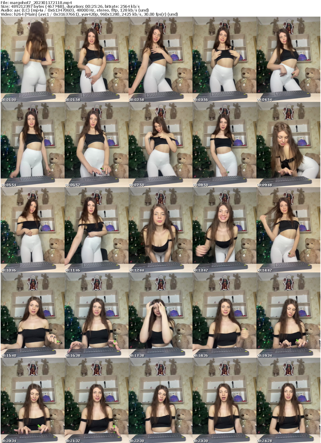 Preview thumb from margohot7 on 2023-01-17 @ bongacams