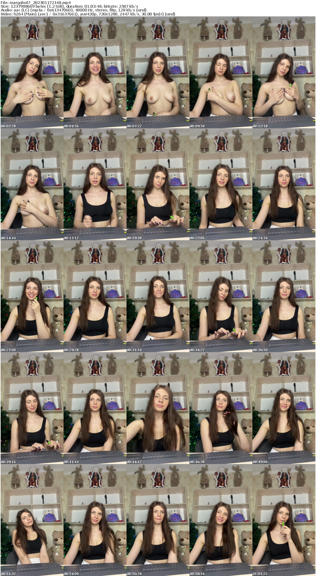 Preview thumb from margohot7 on 2023-01-17 @ bongacams