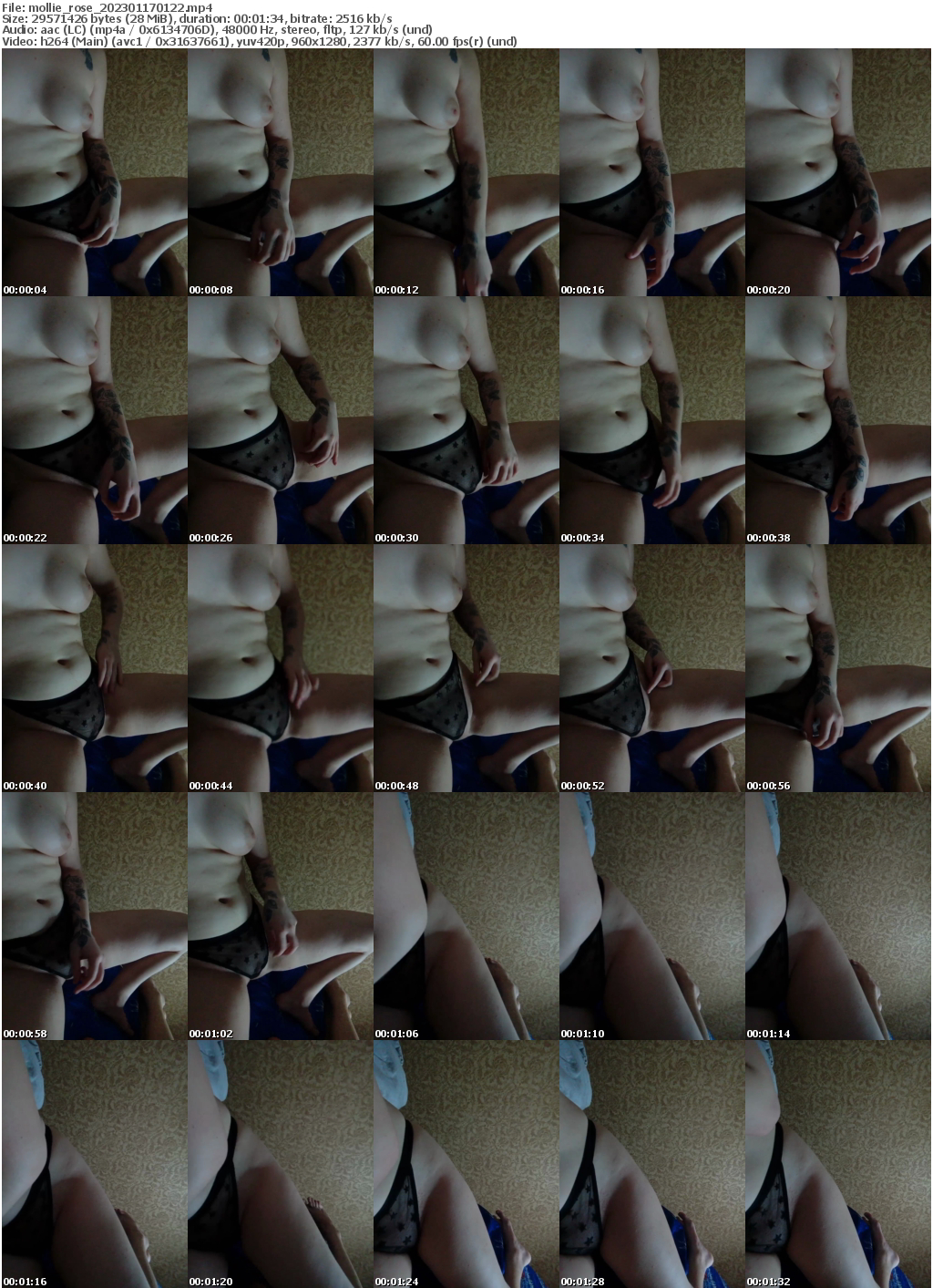 Preview thumb from mollie_rose on 2023-01-17 @ bongacams