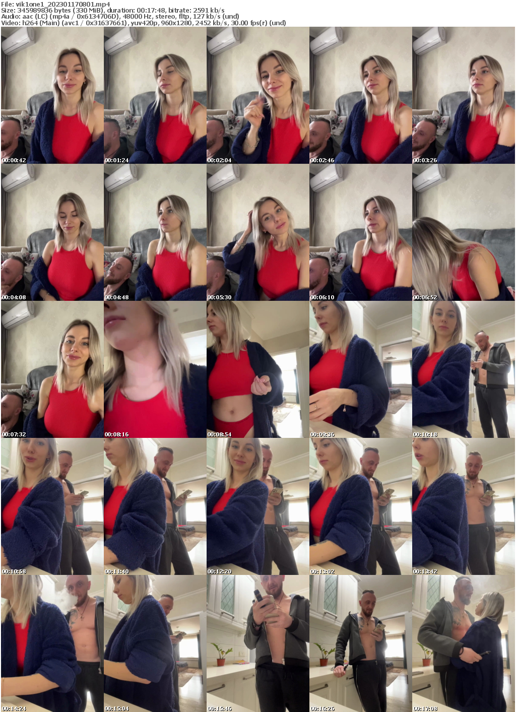 Preview thumb from vik1one1 on 2023-01-17 @ bongacams