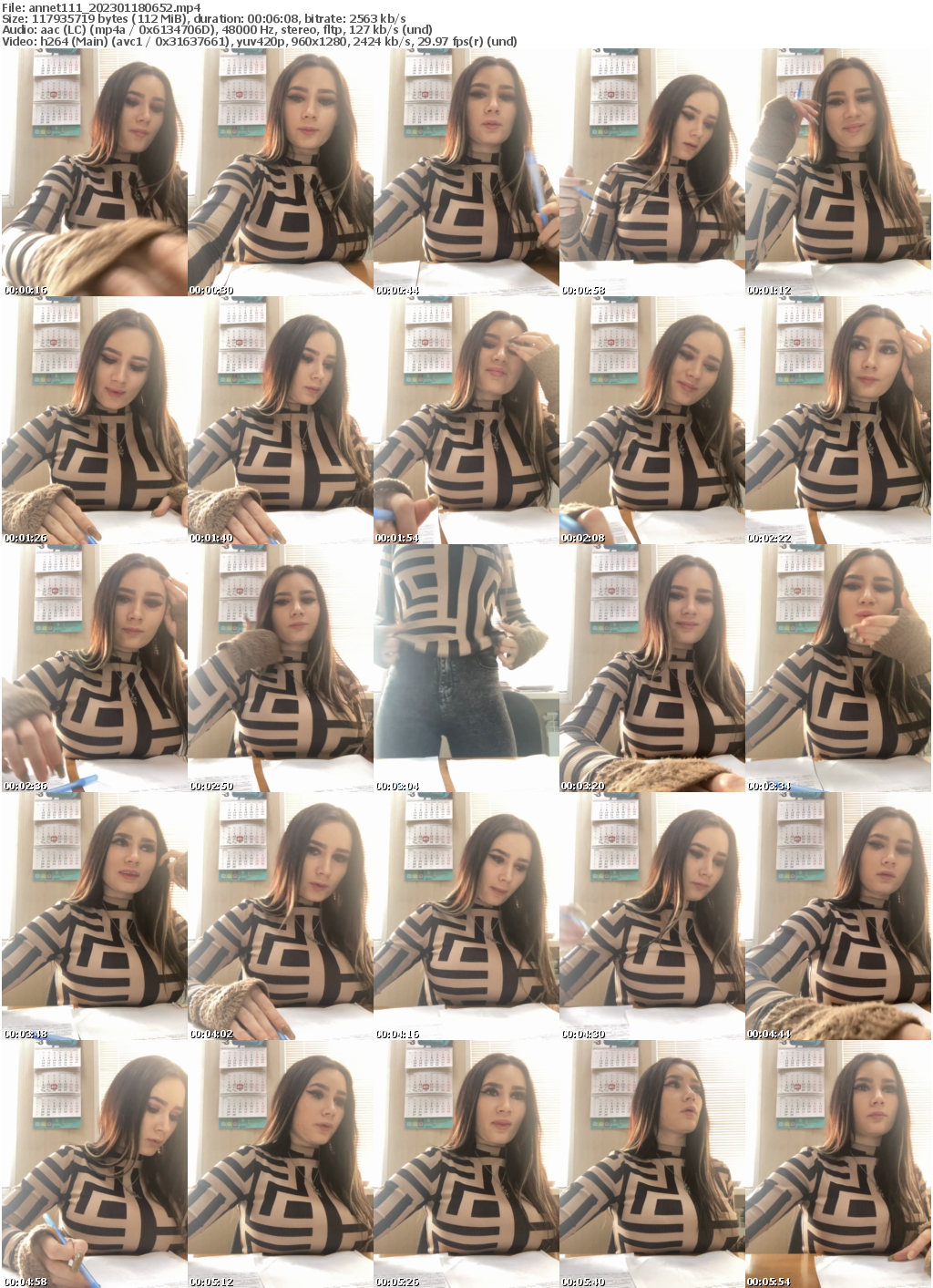 Preview thumb from annet111 on 2023-01-18 @ bongacams