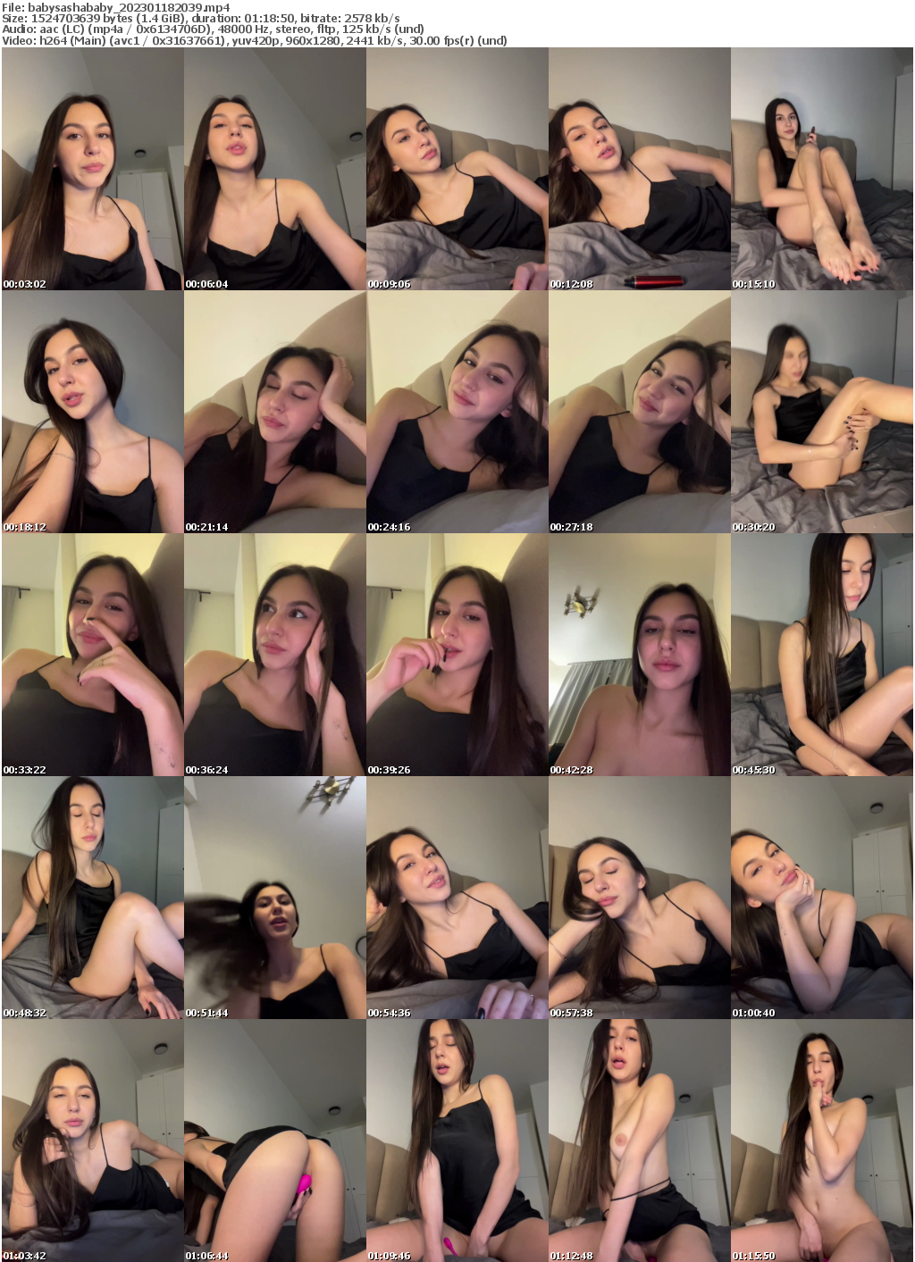 Preview thumb from babysashababy on 2023-01-18 @ bongacams