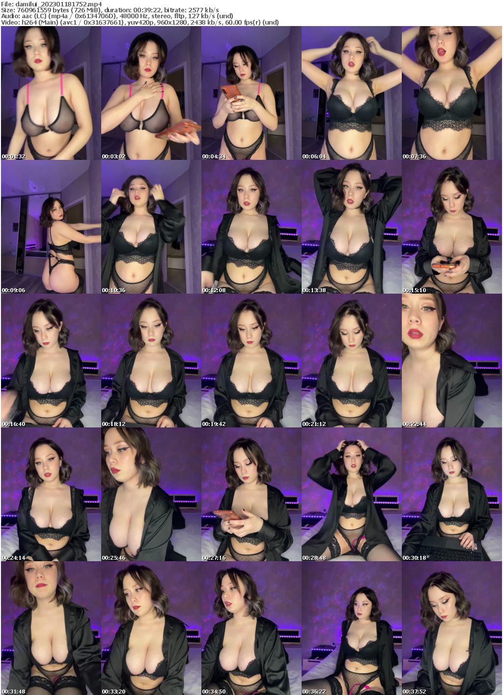 Preview thumb from damilui on 2023-01-18 @ bongacams