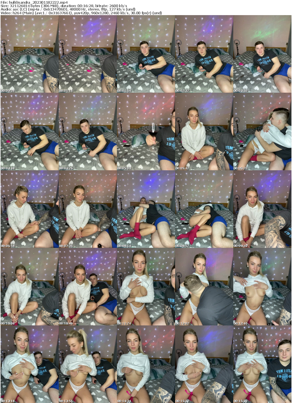 Preview thumb from hulklisandra on 2023-01-18 @ bongacams