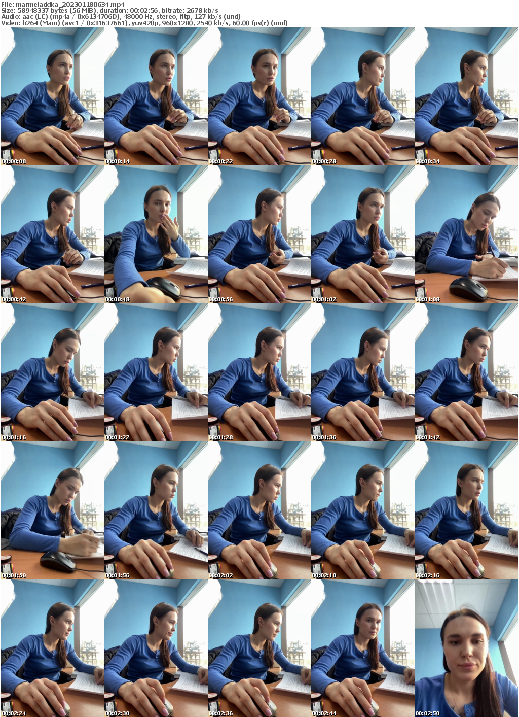 Preview thumb from marmeladdka on 2023-01-18 @ bongacams