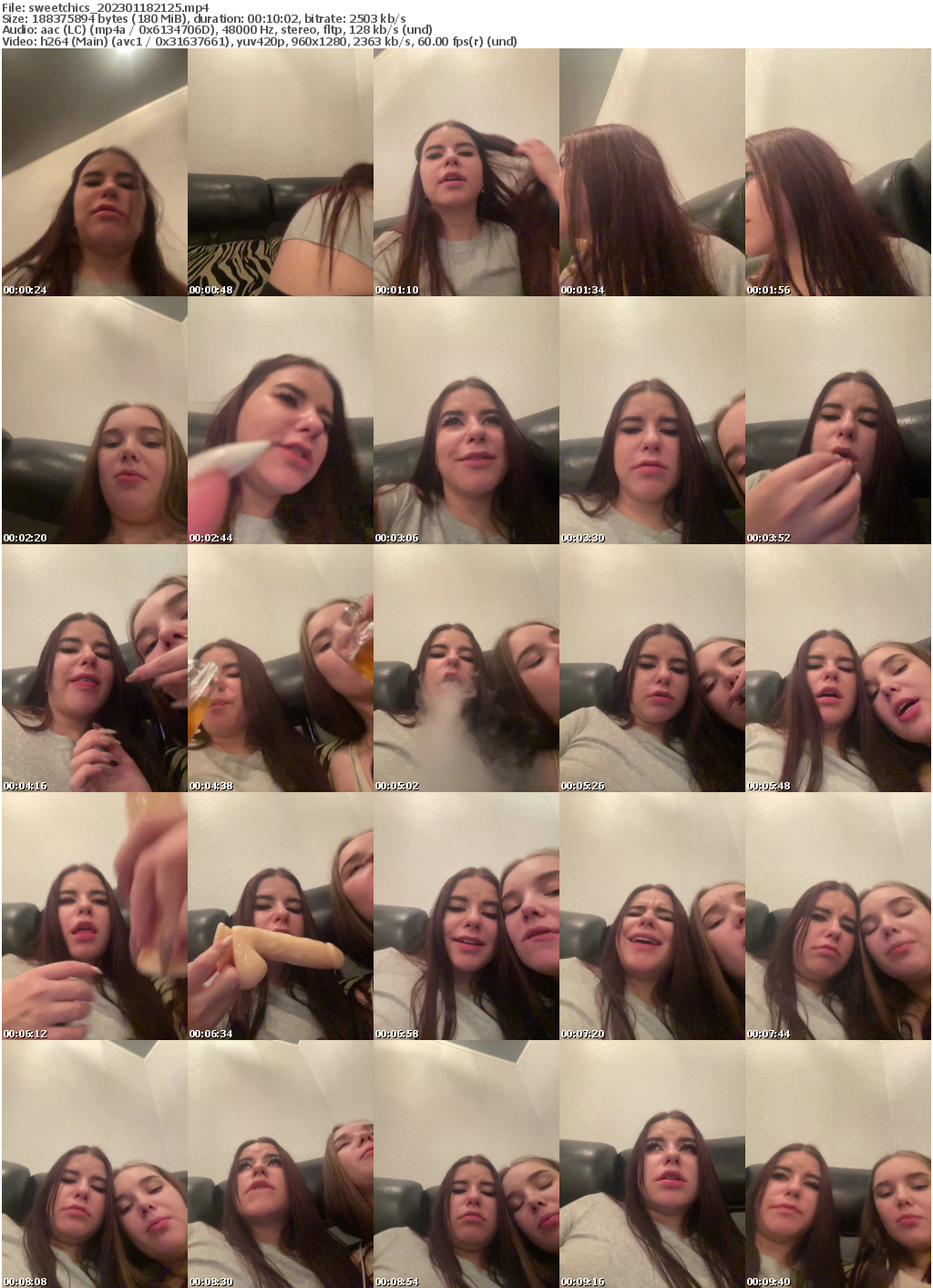 Preview thumb from sweetchics on 2023-01-18 @ bongacams