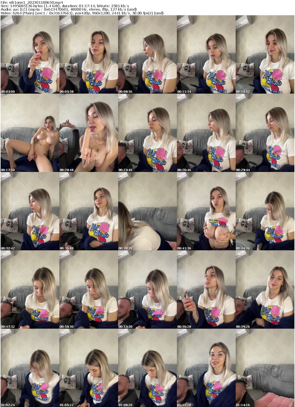 Preview thumb from vik1one1 on 2023-01-18 @ bongacams