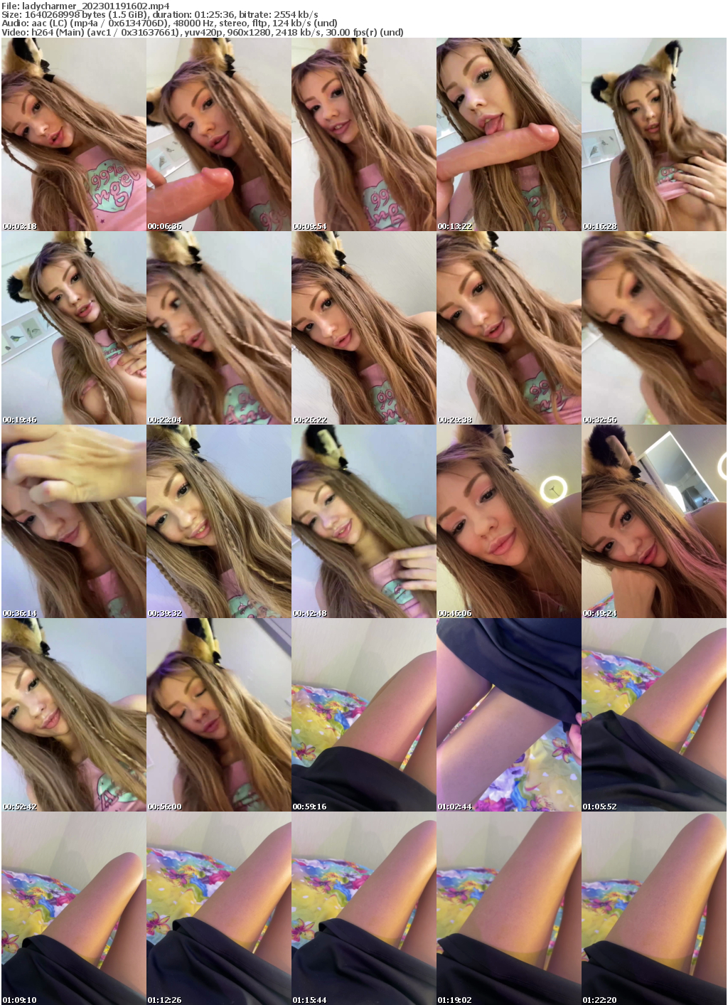 Preview thumb from ladycharmer on 2023-01-19 @ bongacams