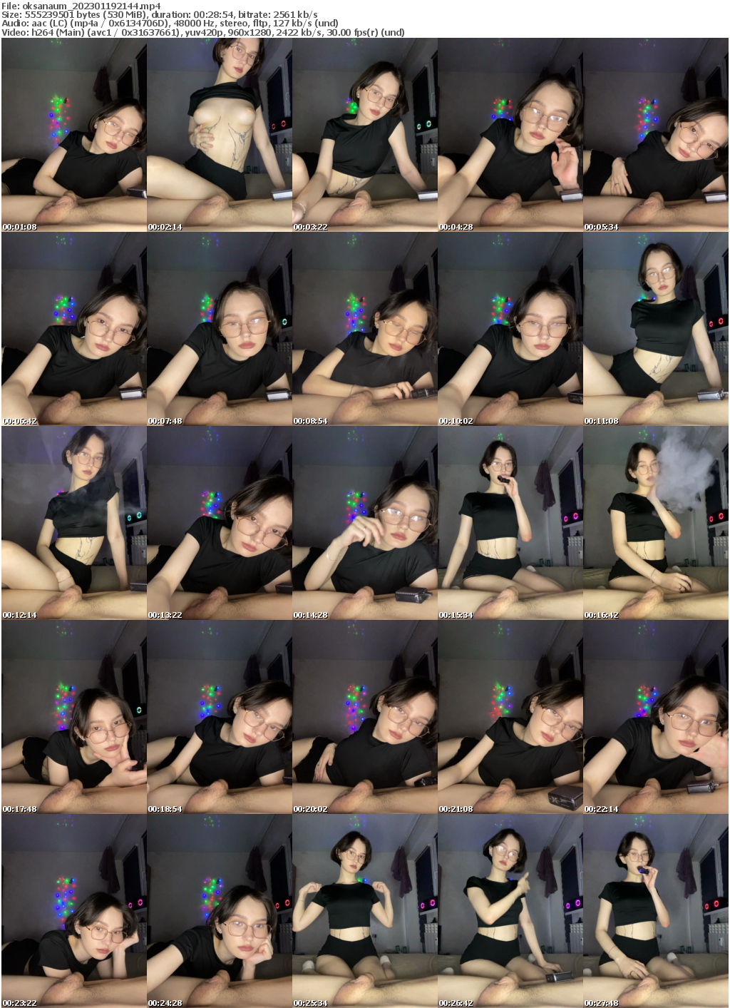 Preview thumb from oksanaum on 2023-01-19 @ bongacams