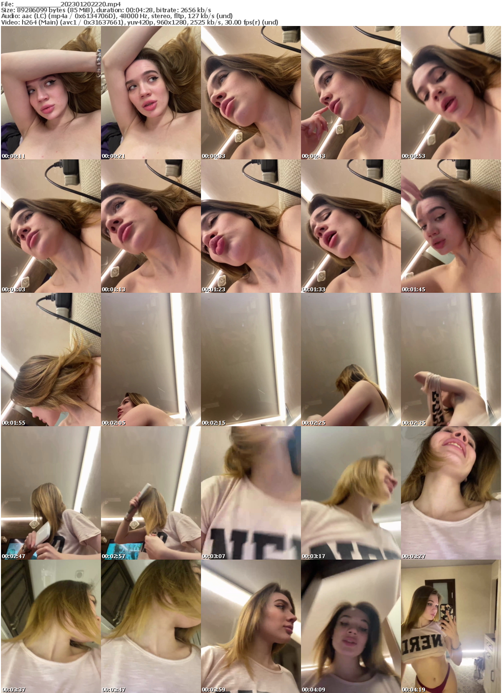 Preview thumb from ___________ on 2023-01-20 @ bongacams