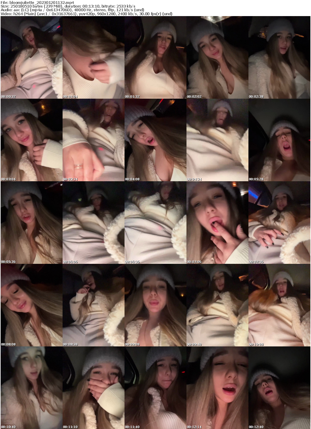 Preview thumb from bloomjuliette on 2023-01-20 @ bongacams