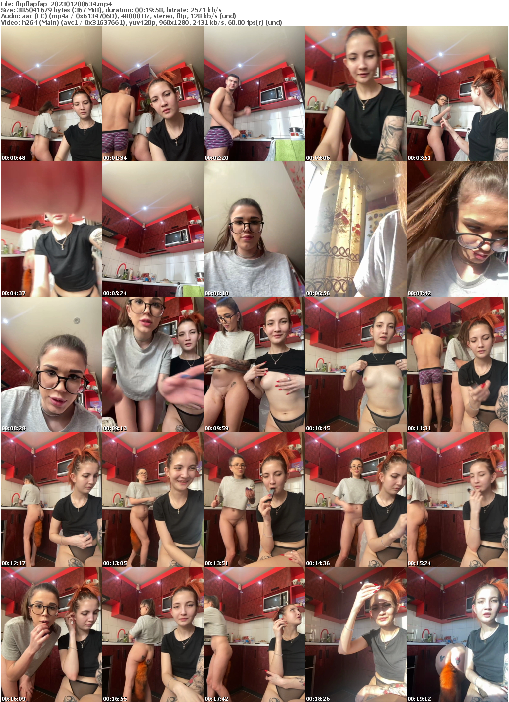 Preview thumb from flipflapfap on 2023-01-20 @ bongacams