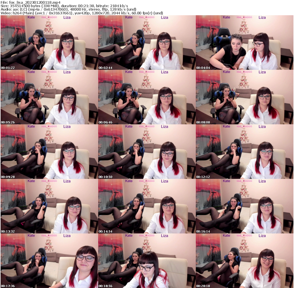 Preview thumb from fox_lisa on 2023-01-20 @ bongacams