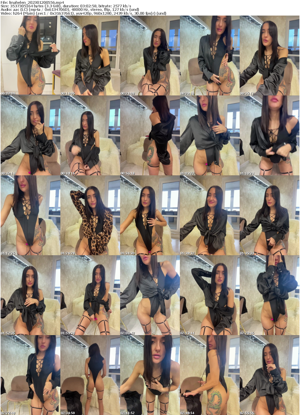 Preview thumb from linahelen on 2023-01-20 @ bongacams