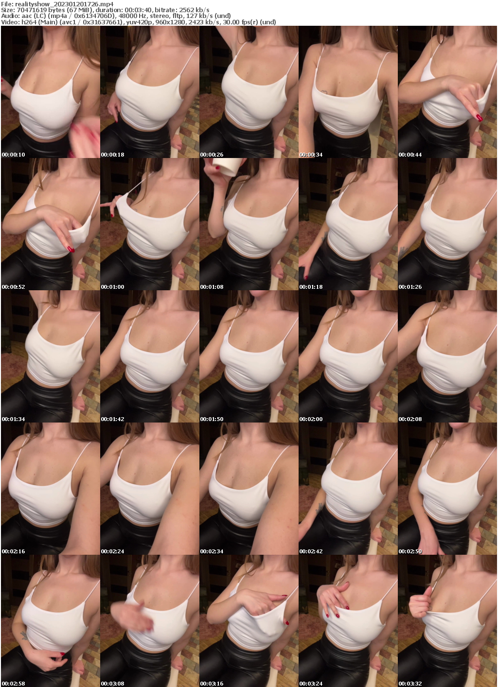 Preview thumb from realityshow on 2023-01-20 @ bongacams