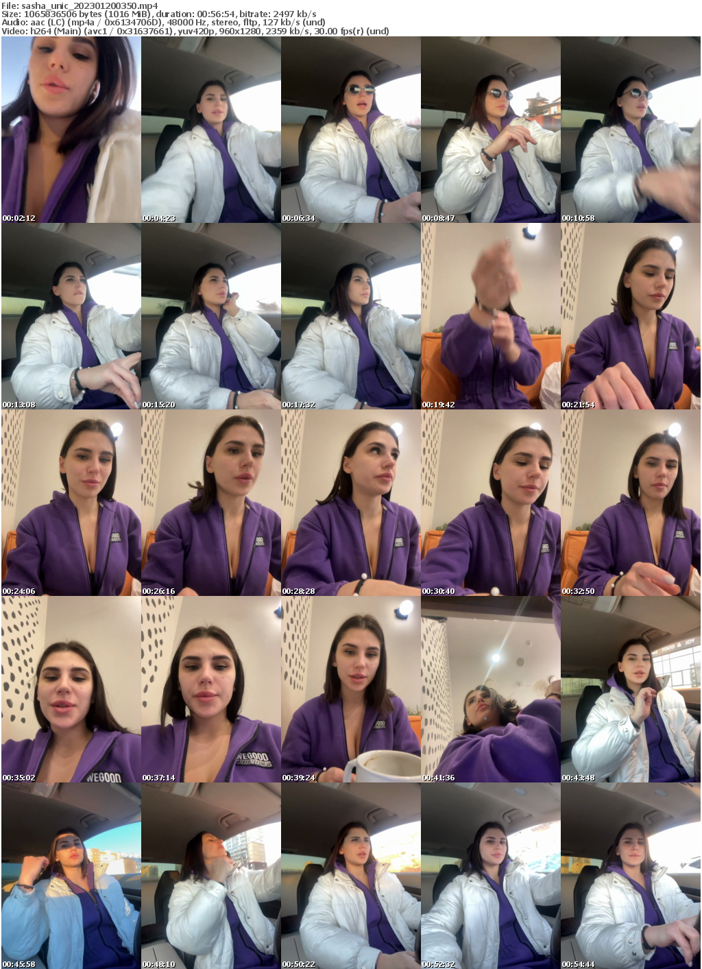 Preview thumb from sasha_unic on 2023-01-20 @ bongacams