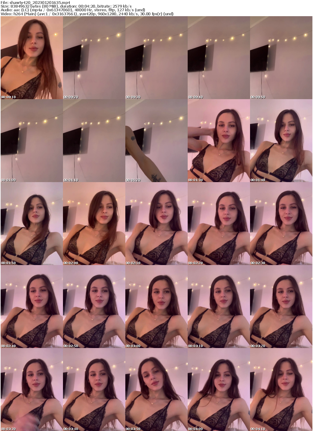 Preview thumb from shawty420 on 2023-01-20 @ bongacams