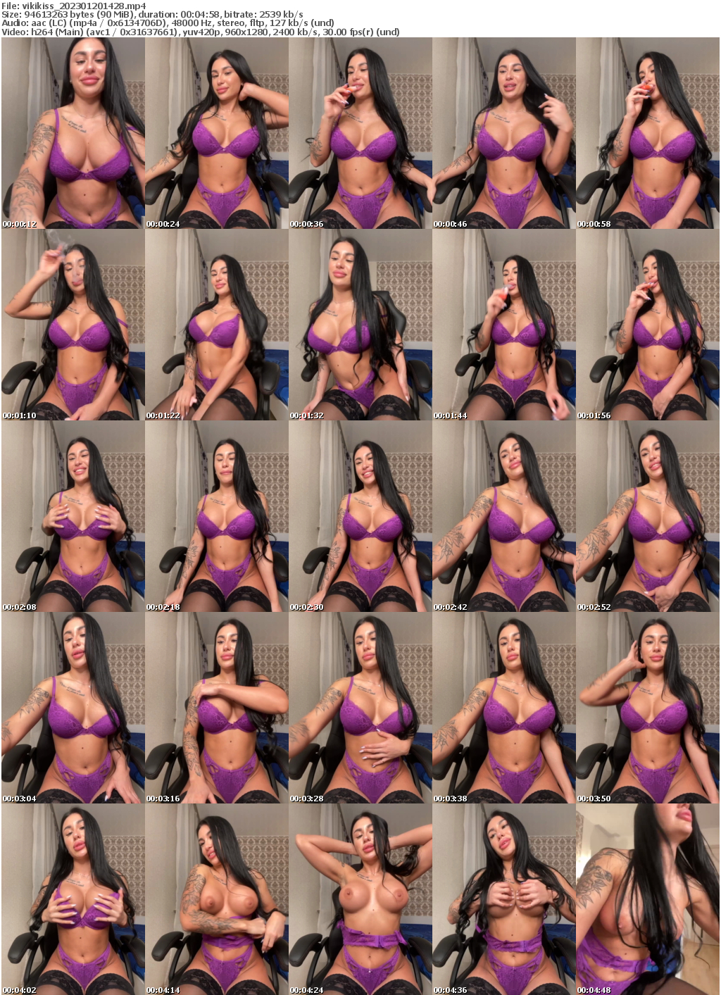 Preview thumb from vikikiss on 2023-01-20 @ bongacams