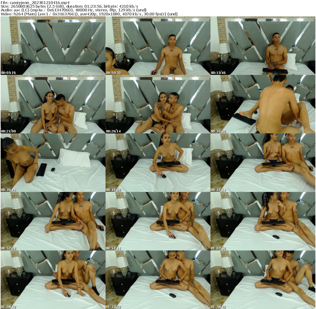 Preview thumb from camiyjenn on 2023-01-21 @ bongacams