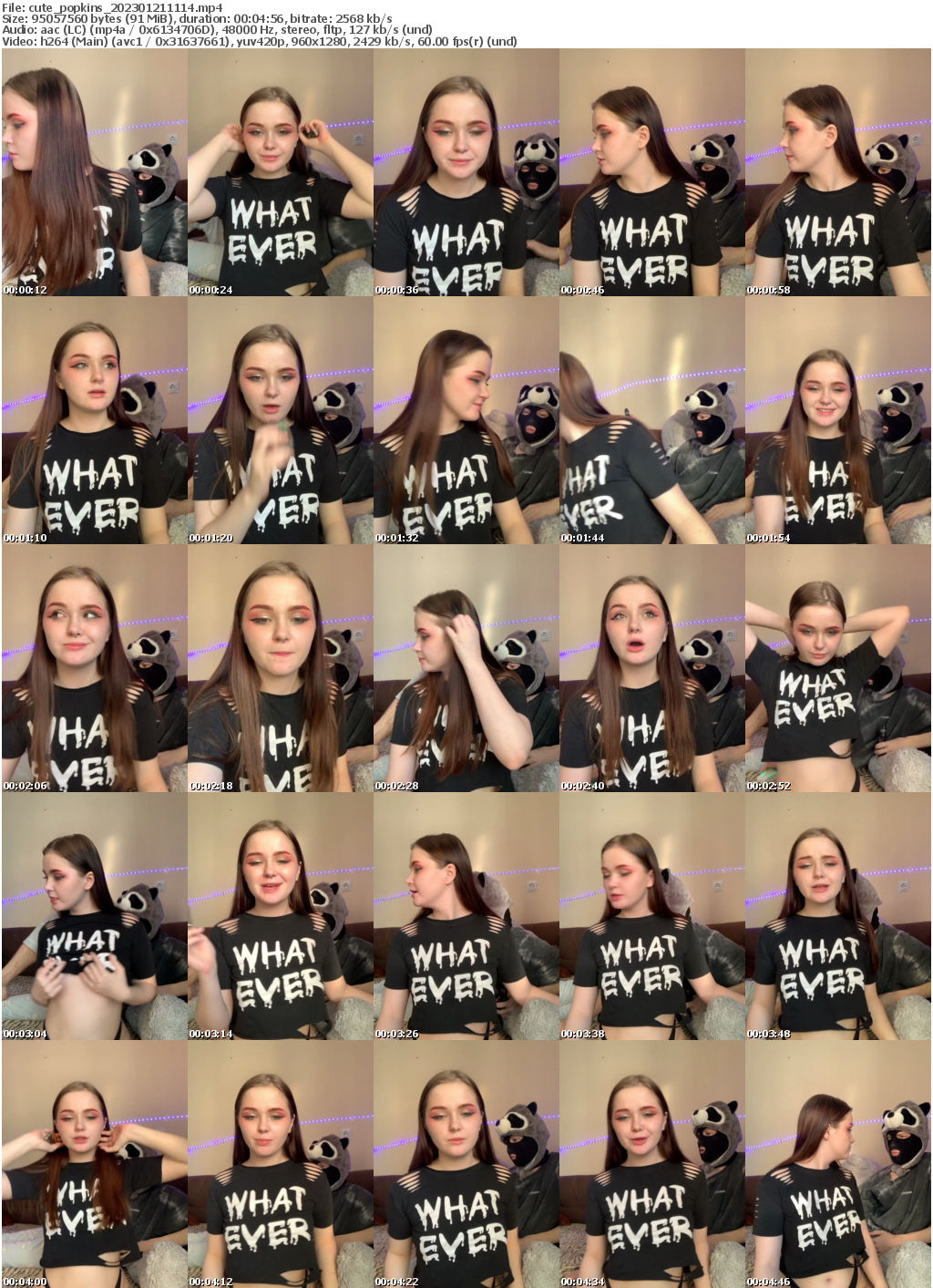 Preview thumb from cute_popkins on 2023-01-21 @ bongacams