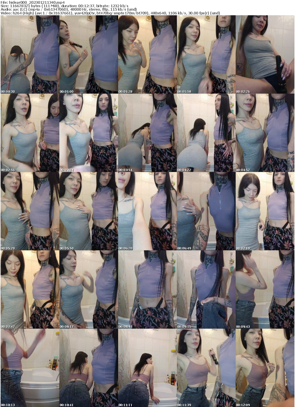 Preview thumb from hidear000 on 2023-01-21 @ bongacams