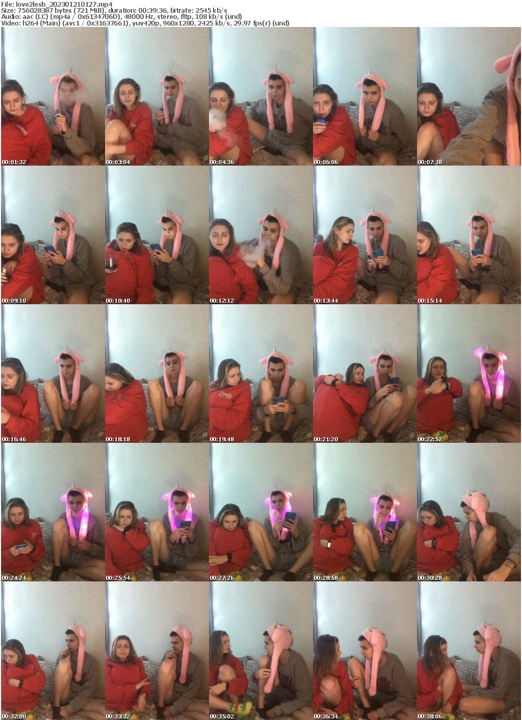 Preview thumb from love2lesb on 2023-01-21 @ bongacams