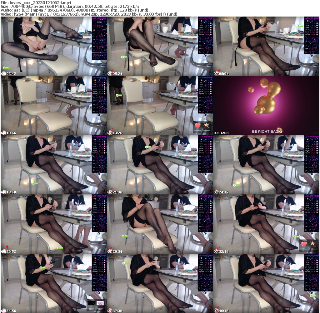 Preview thumb from lovers_xxx on 2023-01-21 @ bongacams