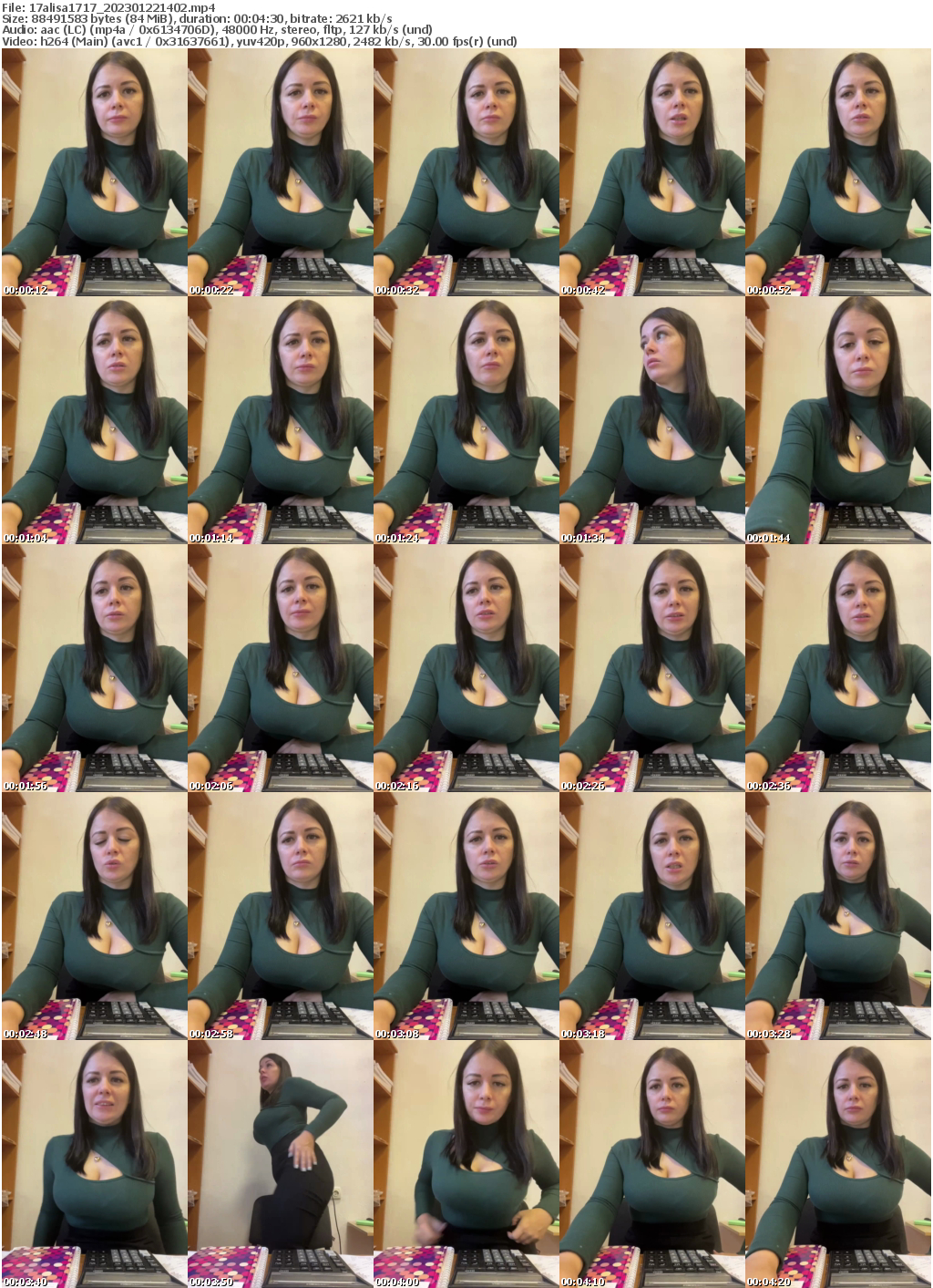 Preview thumb from 17alisa1717 on 2023-01-22 @ bongacams