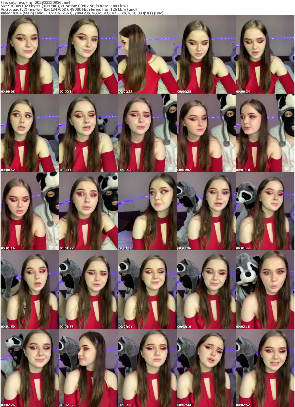 Preview thumb from cute_popkins on 2023-01-22 @ bongacams