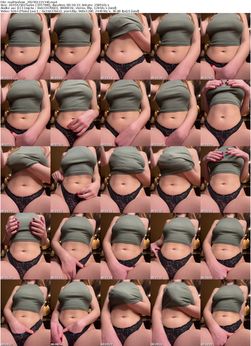 Preview thumb from realityshow on 2023-01-22 @ bongacams