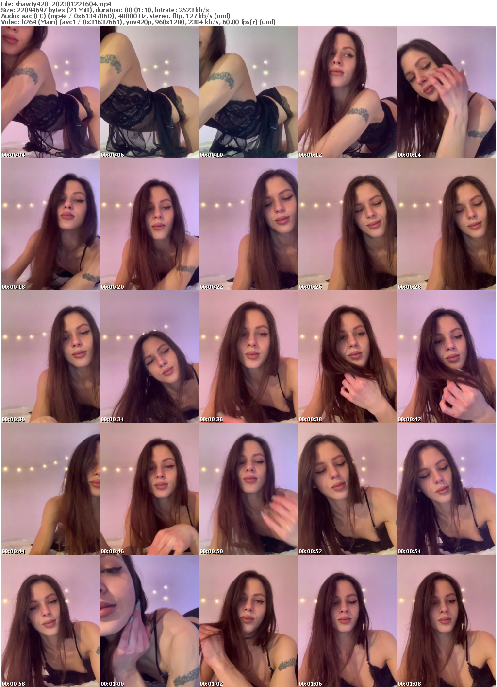 Preview thumb from shawty420 on 2023-01-22 @ bongacams