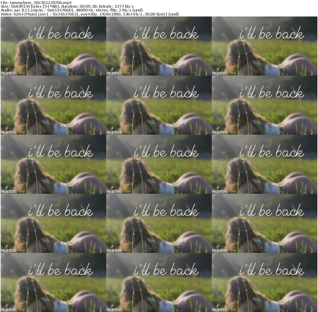 Preview thumb from tammylynn on 2023-01-22 @ bongacams