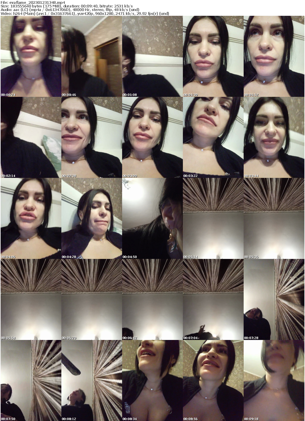 Preview thumb from evaflame on 2023-01-23 @ bongacams