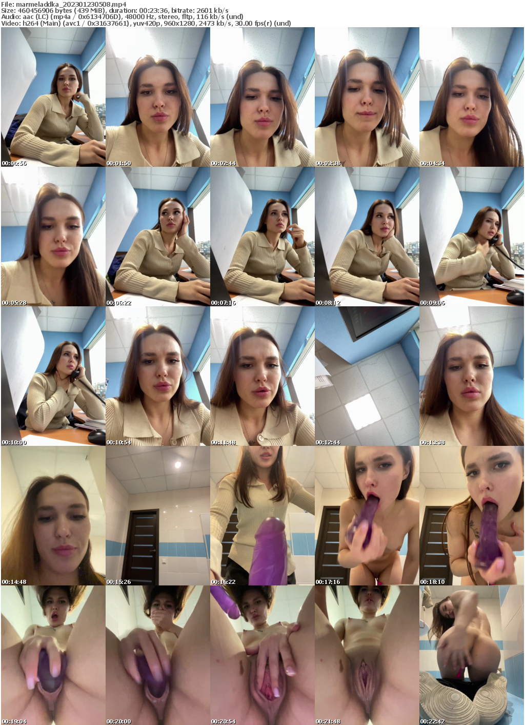 Preview thumb from marmeladdka on 2023-01-23 @ bongacams