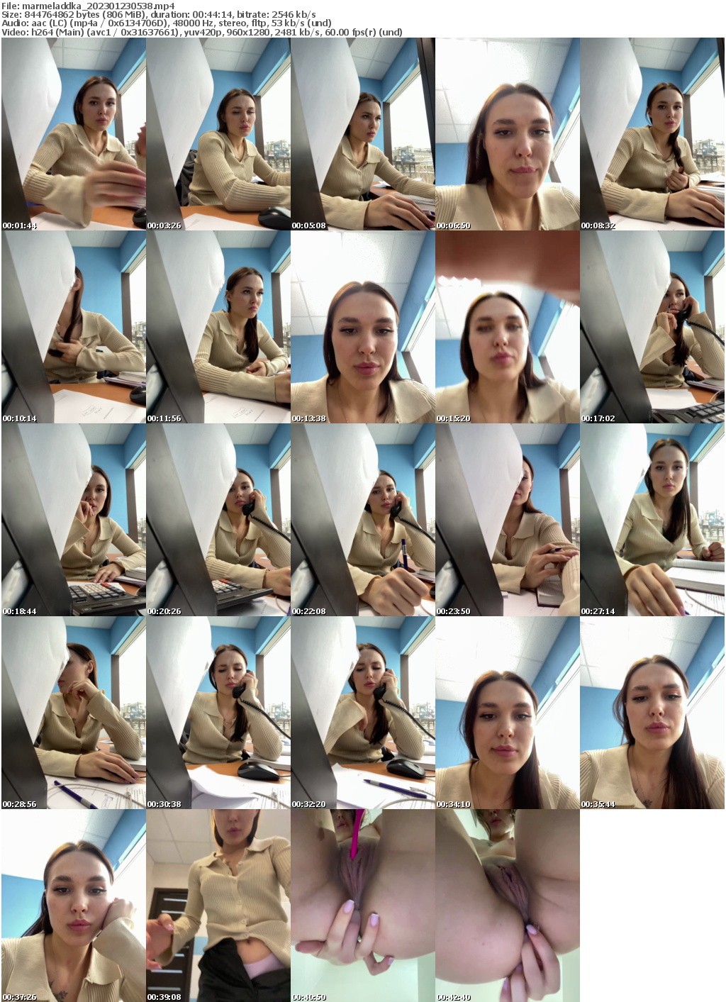 Preview thumb from marmeladdka on 2023-01-23 @ bongacams