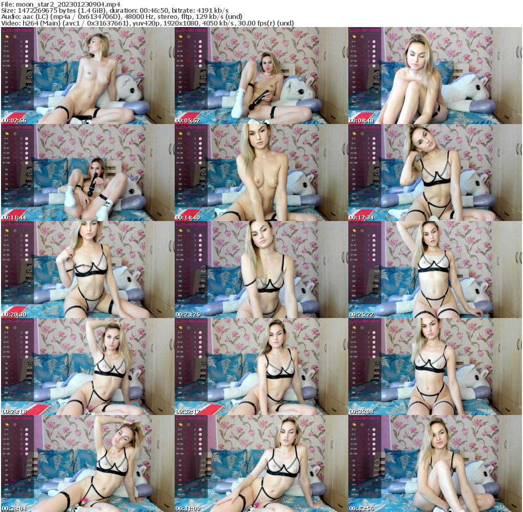 Preview thumb from moon_star2 on 2023-01-23 @ bongacams