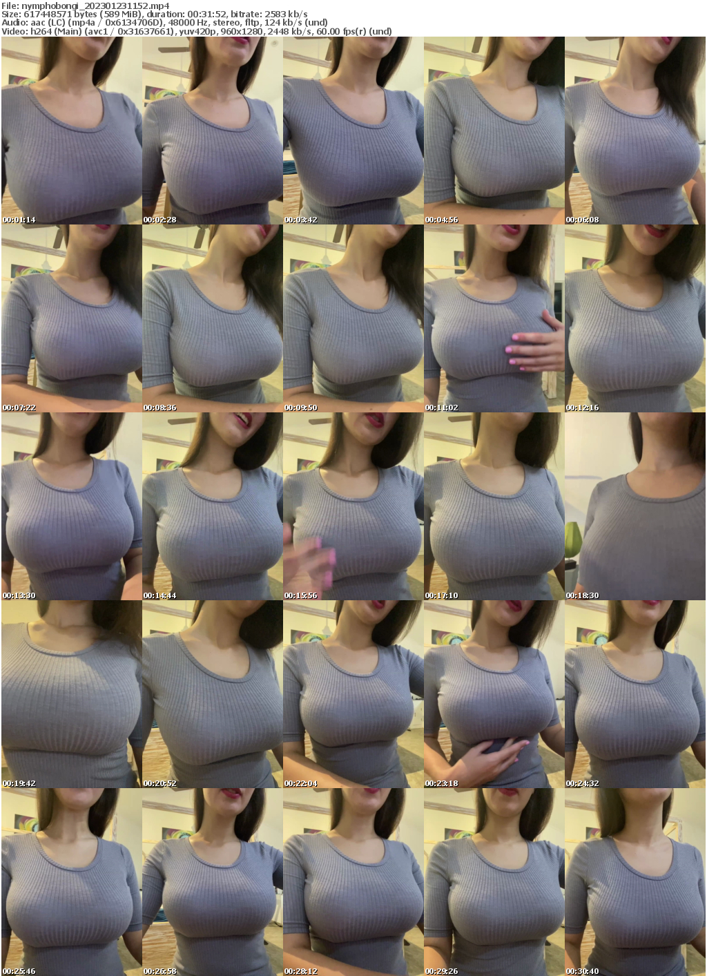 Preview thumb from nymphobongi on 2023-01-23 @ bongacams