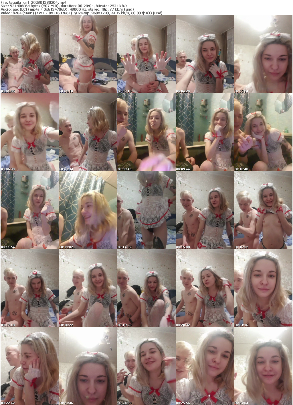 Preview thumb from tequila_girl on 2023-01-23 @ bongacams