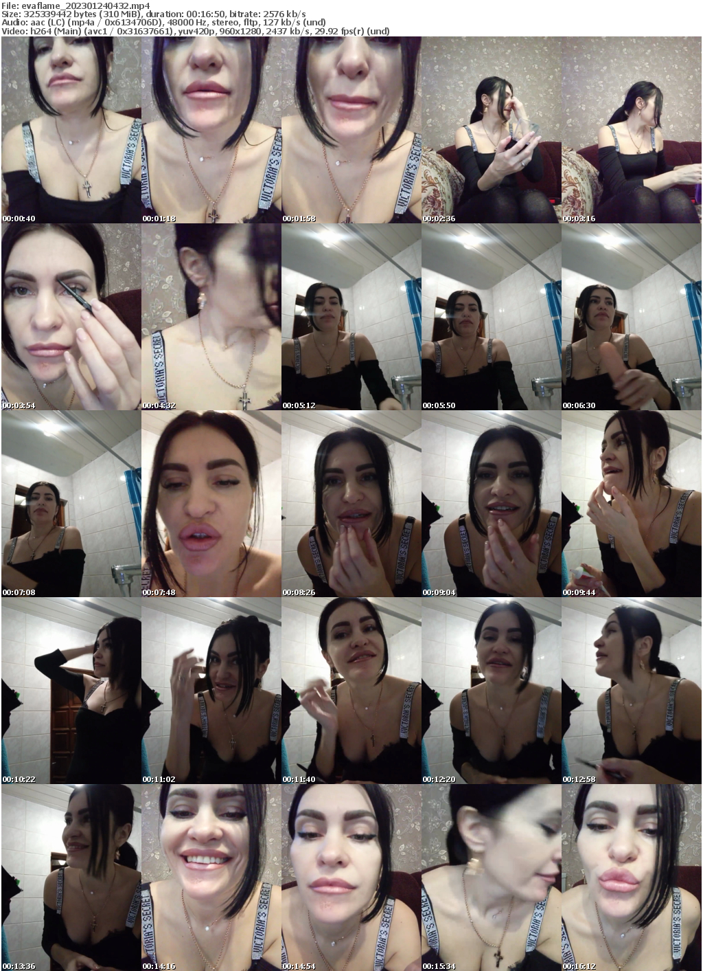 Preview thumb from evaflame on 2023-01-24 @ bongacams