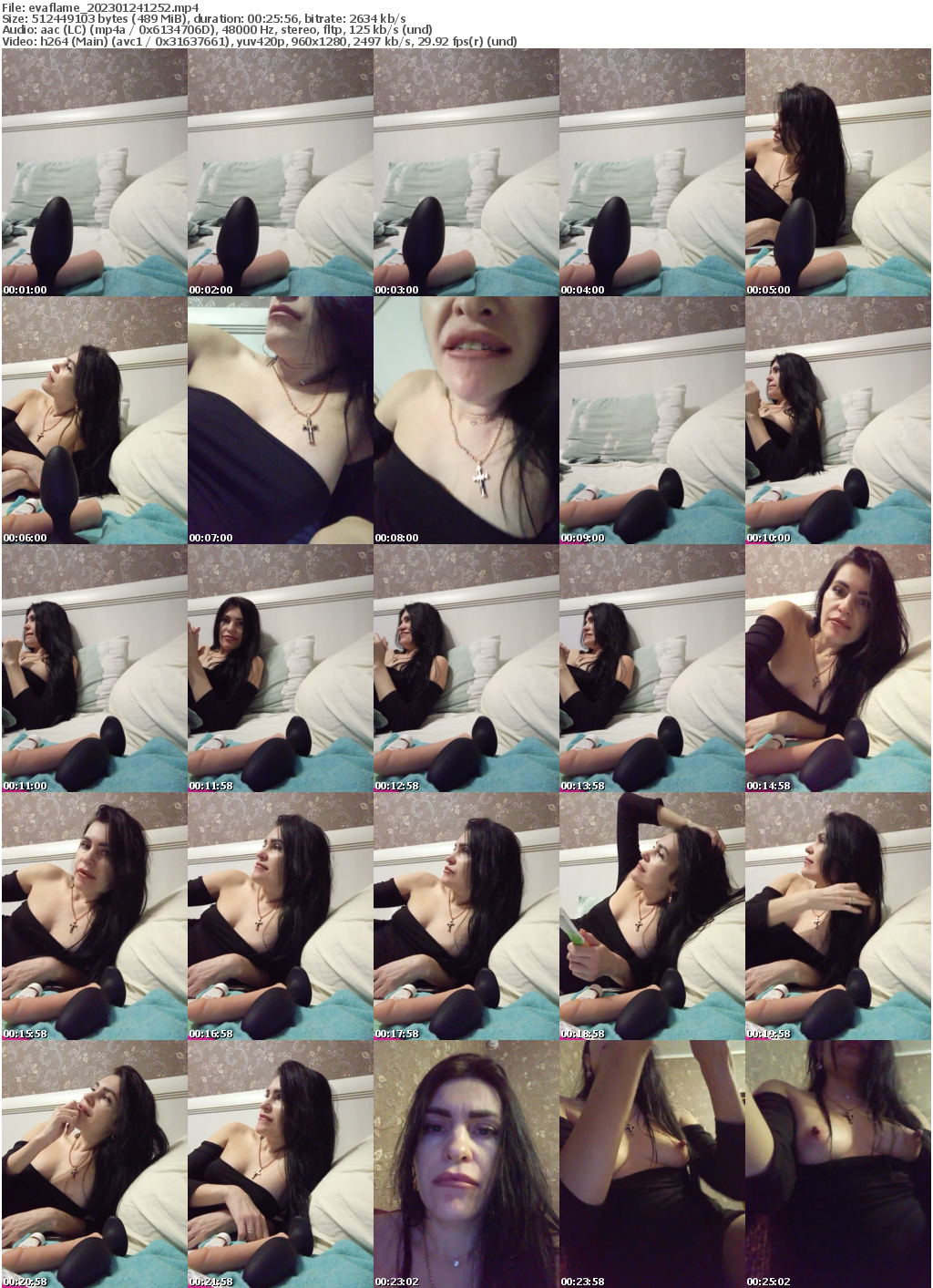 Preview thumb from evaflame on 2023-01-24 @ bongacams