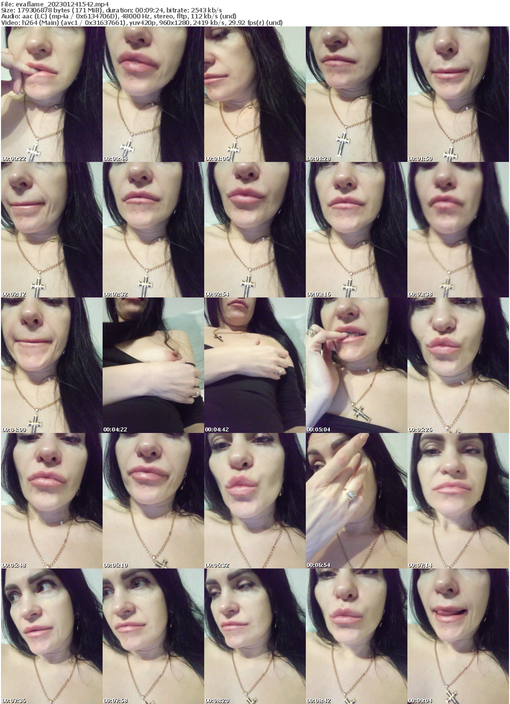 Preview thumb from evaflame on 2023-01-24 @ bongacams