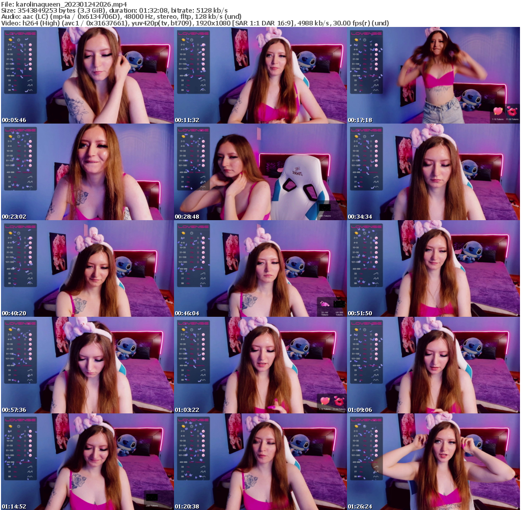 Preview thumb from karolinaqueen on 2023-01-24 @ bongacams