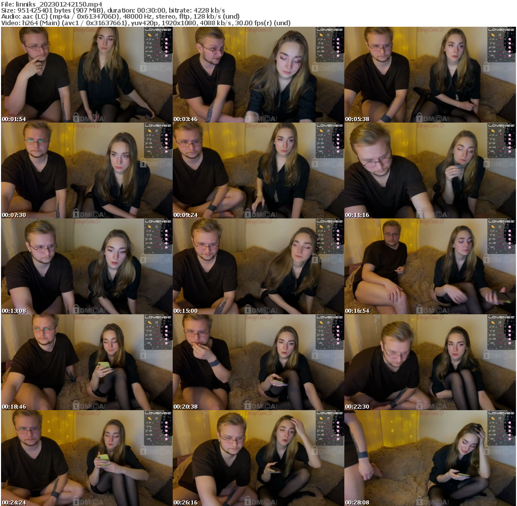 Preview thumb from linniks on 2023-01-24 @ bongacams