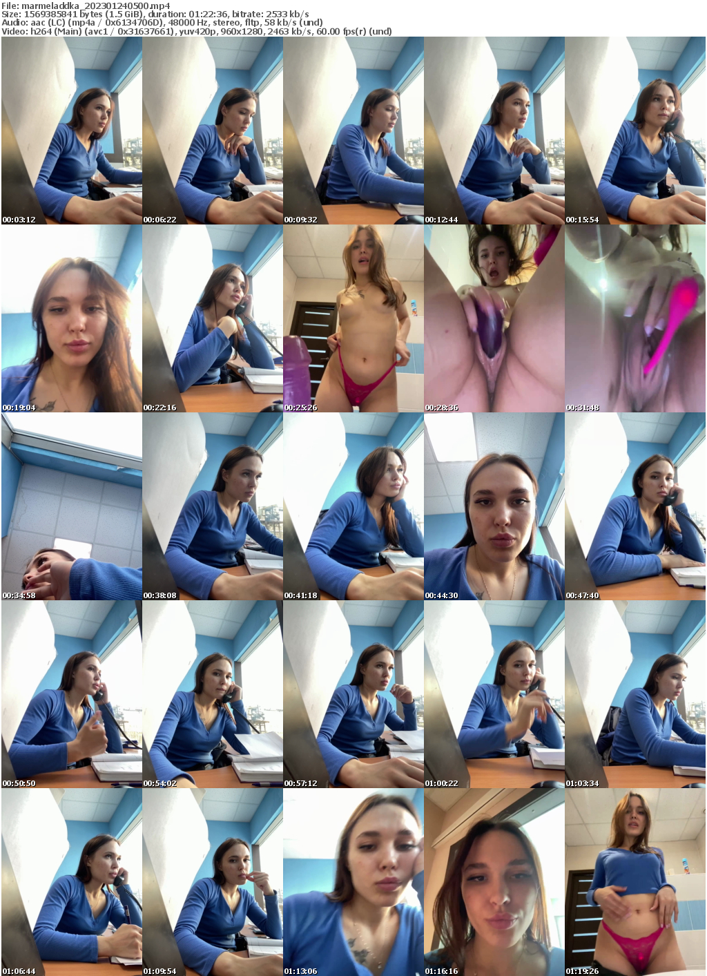 Preview thumb from marmeladdka on 2023-01-24 @ bongacams